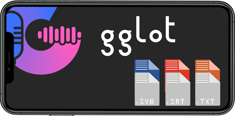 Gglot 전사 서비스 대시보드를 보여주는 Mac Studio 및 Studio 디스플레이.